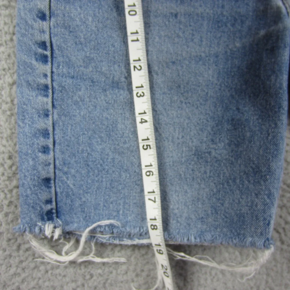 VTG Levis 505 Denim Shorts Mens 32 Blue Regular Fit Cut Off Raw Hem streetwear